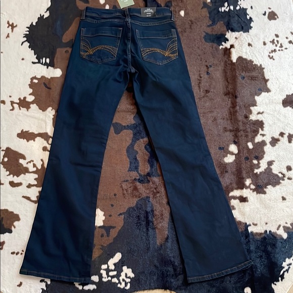 “H & M” Dark Blue Flared Jeans! - Picture 3 of 6